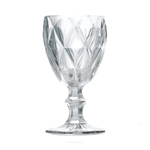 Taça Para Água De Vidro Transparente Diamond - 325ml