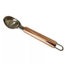 Colher de Pegar Sorvete Pegador Sobremesa Cozinha Aço Inox Rose Gold Cook Style - 17,5 cm