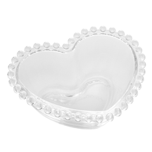 Saladeira Cristal Coração Pearl Bolinha - 21 cm