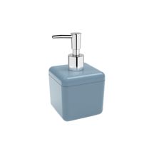 Porta Sabonete Líquido e Álcool Gel Dispenser Azul Fog Cube - 330 ml