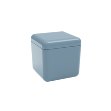 Porta Algodão e Cotonete Azul Fog Cube - 8,5 cm