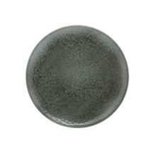 Prato de Sobremesa Cerâmica Moon Cinza - 19 cm