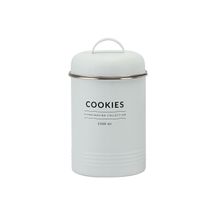 Lata Porta Condimentos Biscoito Branco Copenhag Cookies 2,1 Litros 23cm x 12,8cm