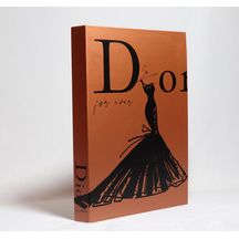 Caixa Livro Dior For Ever Metalizado 36cm