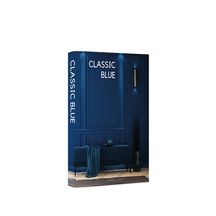 Caixa Livro Classic  Azul  30cm