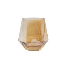 Jogo de Copos de Vidro Hexagonal para Whisky Champanhe 6 peças 350ml