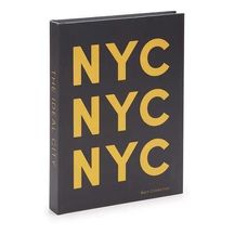 Caixa Livro NYC New York Chumbo 33cm