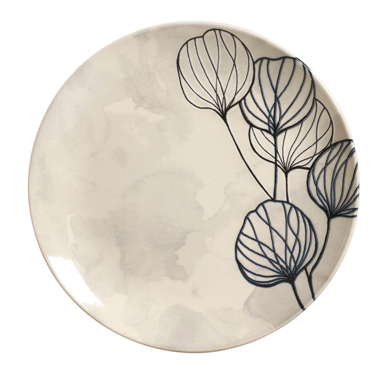 Linha Bambu: Prato Fundo Porcelana 22cm :: Primavera Design