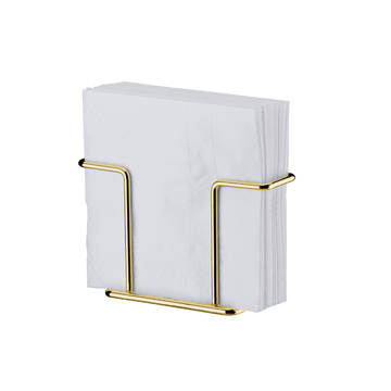 Porta Guardanapos Dourado 13,5cm