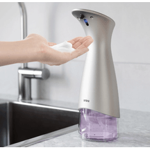 Dispenser Porta Detergente Automático com Sensor Espuma Otto Nickel 280ml