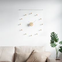 Relógio de Parede Hangtime Madeira Branco 64 cm