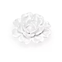 Flor de Ceramica Branca 9,5cm