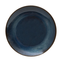 Prato Raso Noir em Cerâmica Azul 27cm