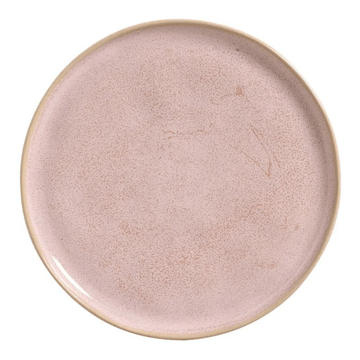 Prato Raso Bio Litchi Stoneware Rosa 27,5cm