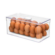 Organizador Porta Ovos com Tampa 5 Litros