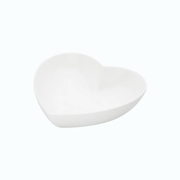 Bowl Petisqueira Porcelana Coração - 15 cm