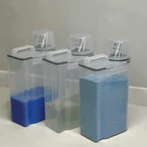 Kit 3 Potes Herméticos Porta Mantimento com Copo Medidor de Plástico 2,5 Litros