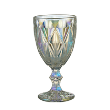 Taça para Água de Vidro Diamond Rainbow Furta-Cor
