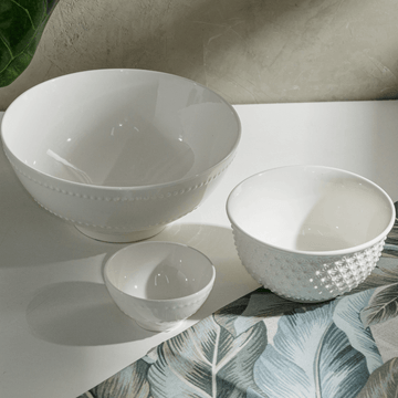 Bowl de Porcelana New Bone Branco - 12,5 x 6,5 cm